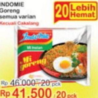 Promo Harga Indomie Mi Goreng Kecuali Cakalang 82 gr - Indomaret