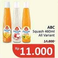 Promo Harga ABC Syrup Squash Delight All Variants 460 ml - Alfamidi