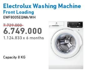 Promo Harga ELECTROLUX EWF 8005 EQWA | Washing Machine  - Electronic City