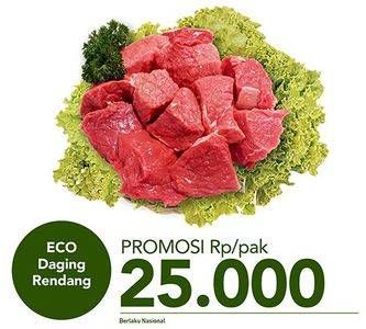 Promo Harga Daging Rendang Sapi Eco  - Carrefour