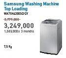 Promo Harga SAMSUNG WA75H4200SG/SE | Washing Machine Top Loading 7.5kg  - Electronic City