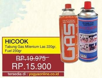 Promo Harga HICOOK Tabung Gas Las/Tabung Gas (Gas Cartridge)  - Yogya