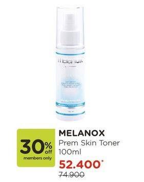 Promo Harga MELANOX Premium Skin Toner 100 ml - Watsons