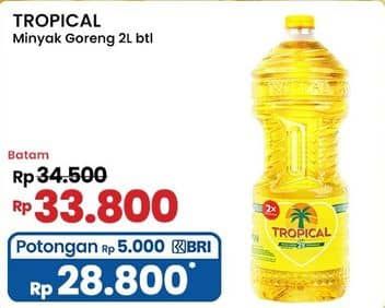 Promo Harga Tropical Minyak Goreng 2000 ml - Indomaret