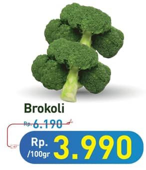 Promo Harga Brokoli per 100 gr - Hypermart