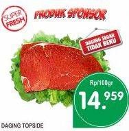 Promo Harga Daging Topside Sapi per 100 gr - Superindo