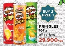 Promo Harga PRINGLES Potato Crisps All Variants 107 gr - Watsons