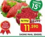 Promo Harga Daging Paha/ Daging Sengkel per 100 gr - Superindo