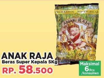 Promo Harga Anak Raja Beras 5 kg - Yogya