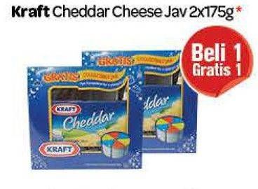 Promo Harga KRAFT Cheese Cheddar Jav 175 gr - Carrefour