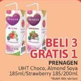 Promo Harga Prenagen Mommy UHT Velvety Choco, Almond Barley Soya, Berry Love 200 ml - Alfamidi