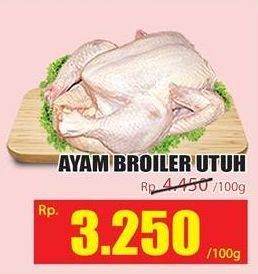 Promo Harga Ayam Broiler per 100 gr - Hari Hari