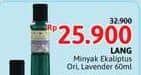 Promo Harga Cap Lang Minyak Ekaliptus Aromatherapy Original, Lavender 60 ml - Alfamidi