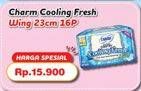 Promo Harga Charm Extra Comfort Cooling Fresh Wing 23cm 16 pcs - Indomaret