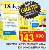 Promo Harga DIABETASOL Special Nutrition for Diabetic All Variants 600 gr - Superindo