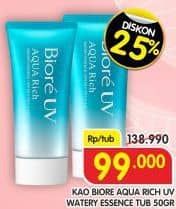 Promo Harga Biore UV Aqua Rich Watery Essence SPF 50 50 gr - Superindo