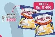 Promo Harga HAPPY TOS Tortilla Chips Jagung Bakar/Roasted Corn 55 gr - LotteMart
