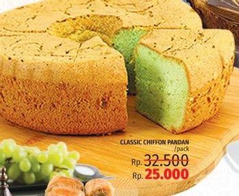 Promo Harga Chiffon Cake Pandan  - LotteMart