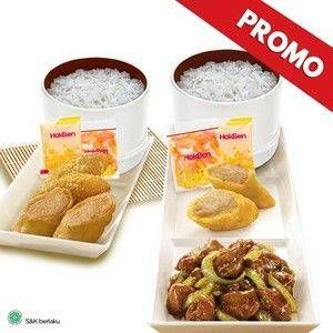 Promo Harga HokBen Simple Set Chicken Teriyaki + Hoka Hemat  - HokBen