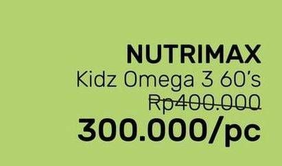 Promo Harga NUTRIMAX Kidz Omega 3 60 pcs - Guardian