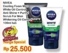 Promo Harga NIVEA MEN Facial Foam Acne Oil Control, Oil Control Men Cooling 100 ml - Indomaret