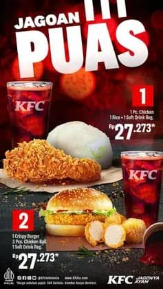 Promo Harga Jagoan Puas  - KFC