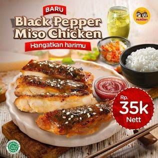 Promo Harga HokBen Black Pepper Miso Chicken  - HokBen