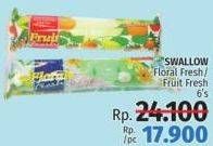 Promo Harga SWALLOW Naphthalene Floral Fresh S-10133, Fruit Fresh S-10134 6 pcs - LotteMart