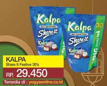 Promo Harga KALPA Wafer Cokelat Kelapa Share It per 30 pcs 9 gr - Yogya