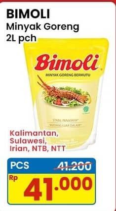 Promo Harga Bimoli Minyak Goreng 2000 ml - Indomaret