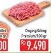 Promo Harga Daging Giling Sapi per 100 gr - Hypermart