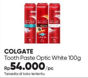 Promo Harga Colgate Toothpaste Optic White 100 gr - Guardian