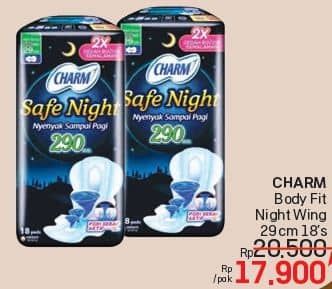 Promo Harga Charm Safe Night Wing 29cm 18 pcs - Lotte Grosir