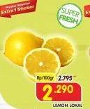 Promo Harga Lemon Lokal per 100 gr - Superindo