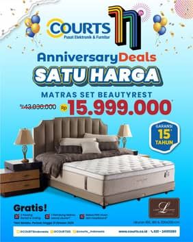 Promo Harga Lady Americana Beautyrest Matras Set  - COURTS