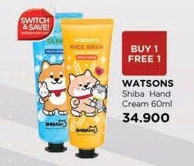 Promo Harga WATSONS Hand Cream Shibainc All Variants 60 ml - Watsons