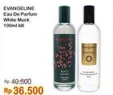 Promo Harga EVANGELINE Musk Eau De Parfum White 100 ml - Indomaret