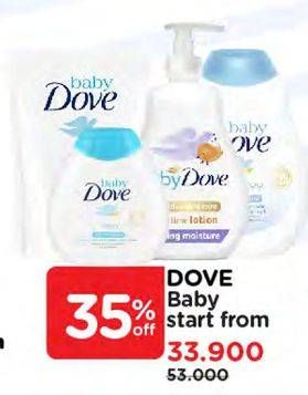 Promo Harga Dove Baby Hair to Toe Wash 591 ml - Watsons