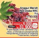 Promo Harga Anggur Red Globe RRC  - LotteMart