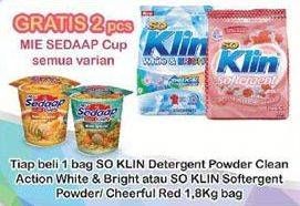 Promo Harga Softergent / Detergent 1.8kg  - Indomaret