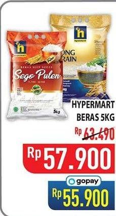 Promo Harga Hypermart Beras 5000 gr - Hypermart