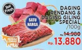 Promo Harga Daging Rendang / Giling Sapi Special  - LotteMart