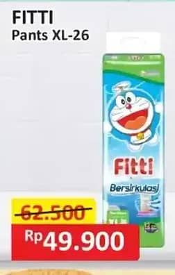 Promo Harga Fitti Pants XL26 26 pcs - Alfamart