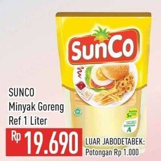 Promo Harga Sunco Minyak Goreng 1000 ml - Hypermart