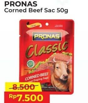 Promo Harga Pronas Corned Beef 50 gr - Alfamart