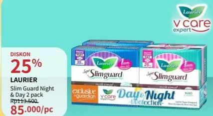 Harga Laurier Super Slim Guard Night & Day