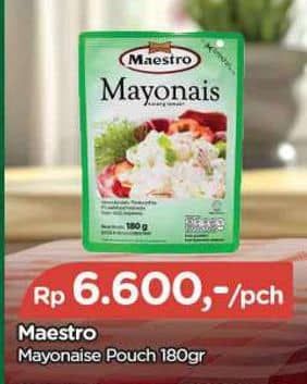 Promo Harga Maestro Mayonnaise 180 gr - TIP TOP