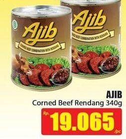 Promo Harga AJIB Corned Beef Rendang 340 gr - Hari Hari