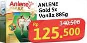 Promo Harga Anlene Gold Plus 5x Hi-Calcium Vanila 885 gr - Alfamidi