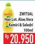 Promo Harga ZWITSAL Natural Baby Hair Lotion Aloe Vera Kemiri Seledri 100 ml - Hypermart